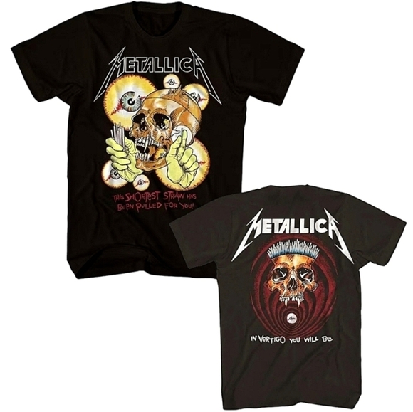 Metallica Other - Metallica The Shortest Straw Skulls Shirt